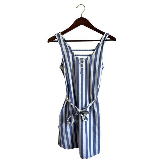 Urban Outfitters Lark & Wolff Striped Blue Dress XS - Picture 2 of 9